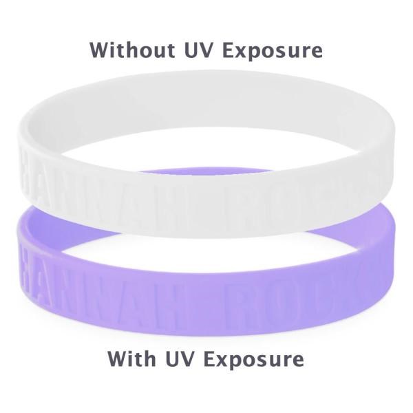 ondergronds Winderig deeltje UV-siliconen armband | Louis Sales Promotions BV